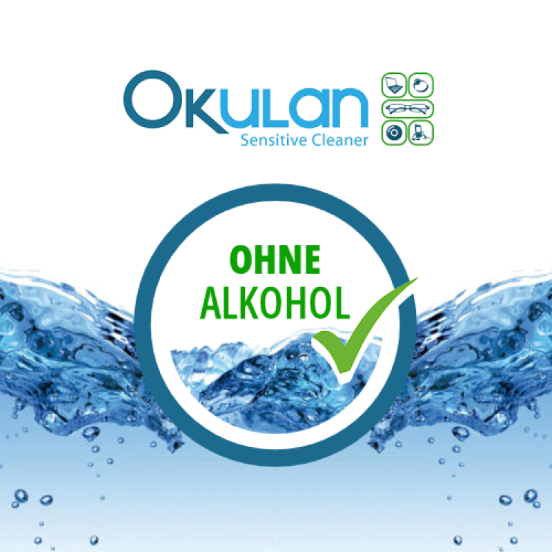 OKulan Set Uno Sensitive Cleaner Brillenreiniger + Antibeschlag Tuch